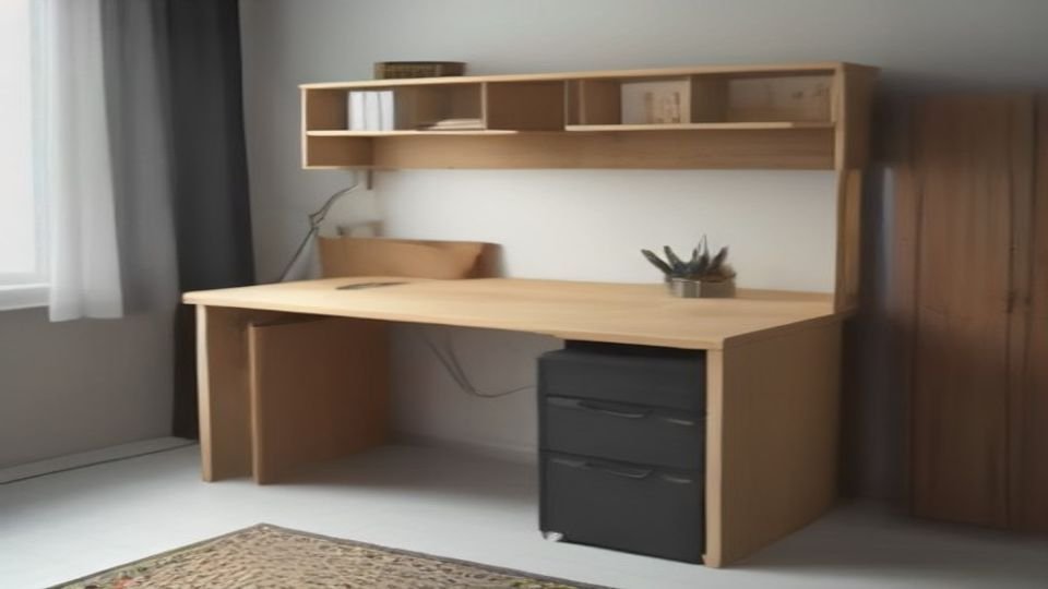 DIY Workbenches Built From IKEA Kallax Shelving Units